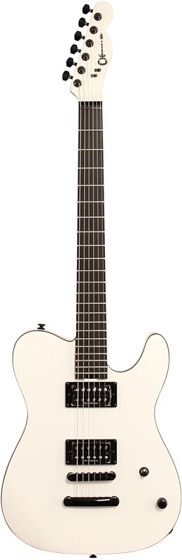 Charvel Joe Duplantier Signature Pro-Mod San Dimas Style 2 Electric Guitar, Satin White, Full Straight Front