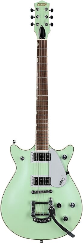 Gretsch G5232T Electromatic Double Jet Electric Guitar, Laurel Fingerboard, Broadway Jade, Full Straight Front
