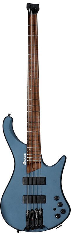 Ibanez EHB1000 Bass Guitar (with Bag), Arctic Ocean Matte, Blemished, Full Straight Front