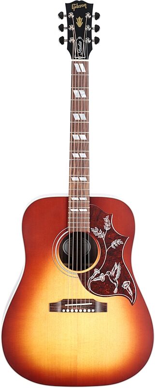 Gibson Hummingbird Studio Rosewood Acoustic-Electric Guitar (with Case), Satin Rosewood Burst, Full Straight Front