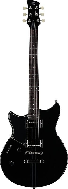 Yamaha Revstar Element RSE20L Left-Handed Electric Guitar, Black, Full Straight Front