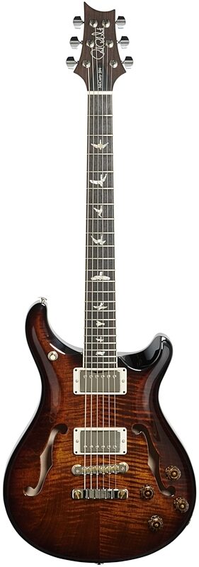 PRS Paul Reed Smith McCarty 594 Hollowbody II Electric Guitar, Black Gold Burst, Full Straight Front