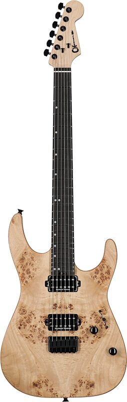Charvel Pro-Mod DK24 HH HT E Electric Guitar with Ebony Fingerboard, Desert Sand, Full Straight Front