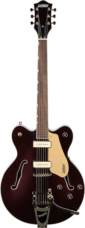 Gretsch Electromatic Pristine Limited Edition Centerblock Electric Guitar, Cherry Metallic, Full Straight Front