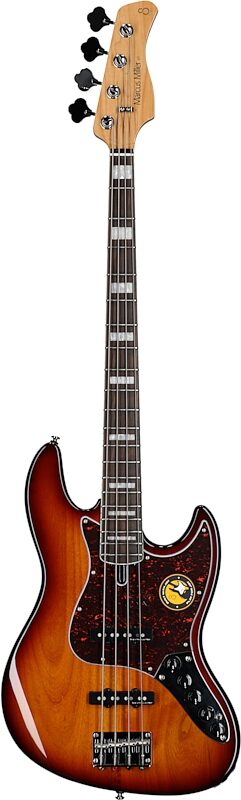 Sire Marcus Miller V7 Electric Bass, 4-String, Tobacco Sunburst, Full Straight Front