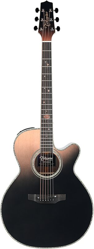 Takamine Limited Edition 2024 Acoustic-Electric Guitar (with Case), Penumbra Blue, Full Straight Front