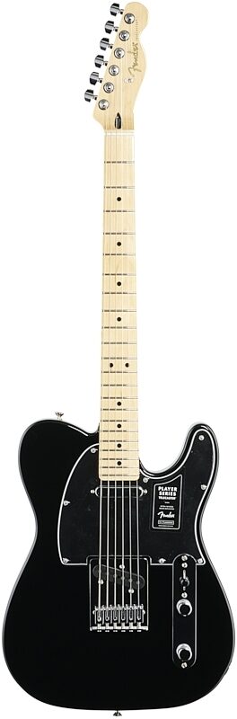 Fender Player Telecaster Electric Guitar, Maple Fingerboard, Black, Full Straight Front