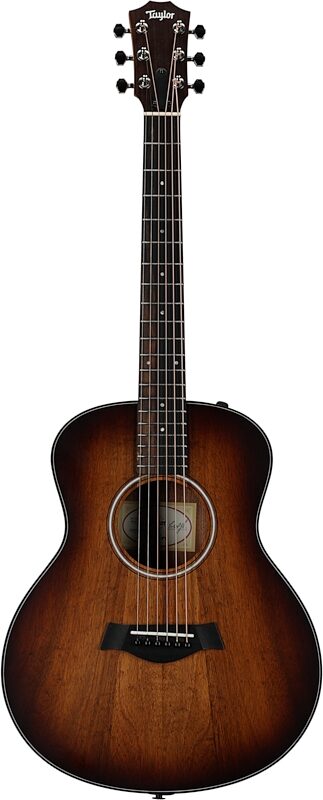 Taylor GS Mini-e Koa Plus Acoustic-Electric Guitar, Left-Handed (with Gig Bag), New, Full Straight Front
