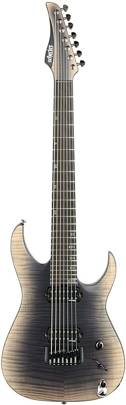 Schecter Banshee Mach 7 Electric Guitar, 7-String, Fallout Burst, Blemished, Full Straight Front