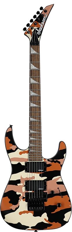 Jackson X Series Soloist SLX DX Electric Guitar, Butterscotch Camouflage, Full Straight Front