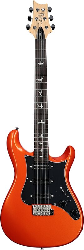 PRS Paul Reed Smith SE NF3 Electric Guitar, Rosewood Fingerboard (with Gig Bag), Metallic Orange, Full Straight Front