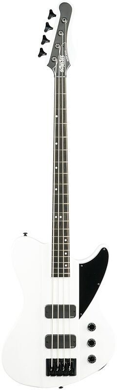 Schecter Ultra Electric Bass, Satin White, Full Straight Front