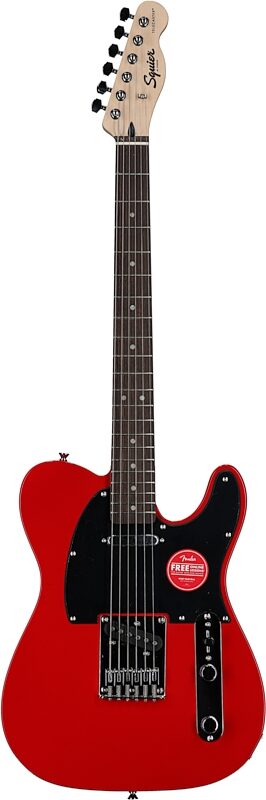 Squier Sonic Telecaster Electric Guitar, with Laurel Fingerboard, Torino Red, Full Straight Front