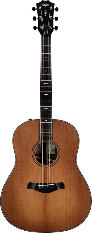 Taylor 717e Builder's Edition Grand Pacific Acoustic-Electric Guitar (with Case), Wild Honey Burst, Full Straight Front
