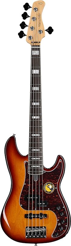 Sire Marcus Miller P7 Electric Bass, 5-String, Tobacco Sunburst, Full Straight Front