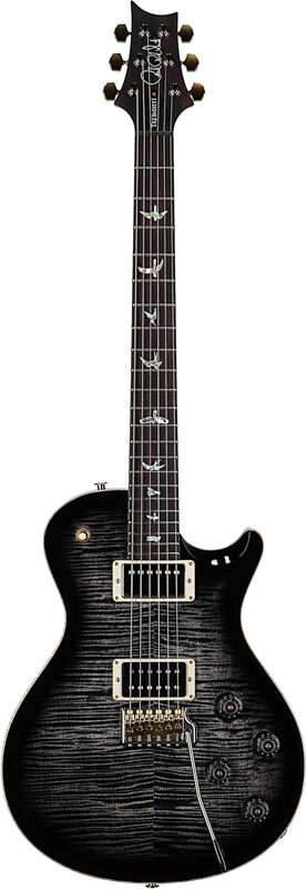PRS Paul Reed Smith Mark Tremonti 10-Top Electric Guitar with Tremolo (with Case), Charcoal Contour Burst, Full Straight Front