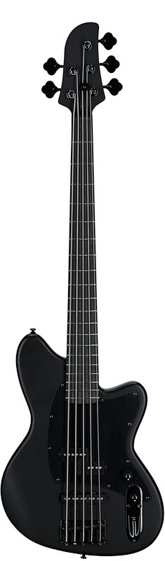 Ibanez TMB425B Talman Electric Bass, Black Flat, Full Straight Front