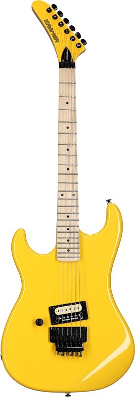 Kramer Baretta Original Series Electric Guitar, Left-Handed, Bumblebee Yellow, Full Straight Front