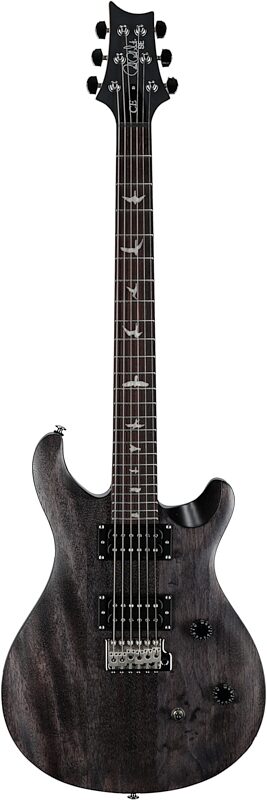 PRS Paul Reed Smith SE CE24 Standard Electric Guitar (with Gig Bag), Satin Charcoal, Full Straight Front