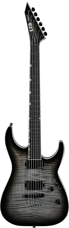 ESP LTD MH-1000NT Electric Guitar, Charcoal Burst, Full Straight Front