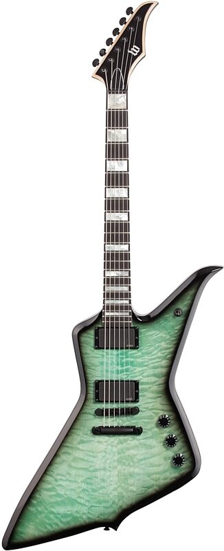 Wylde Audio Blood Eagle Nordic Ice Electric Guitar, Scratch and Dent, Full Straight Front
