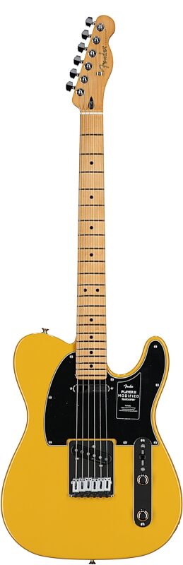 Fender Player II Modified Telecaster Electric Guitar, Maple Fingerboard, Sunshine Yellow, Full Straight Front