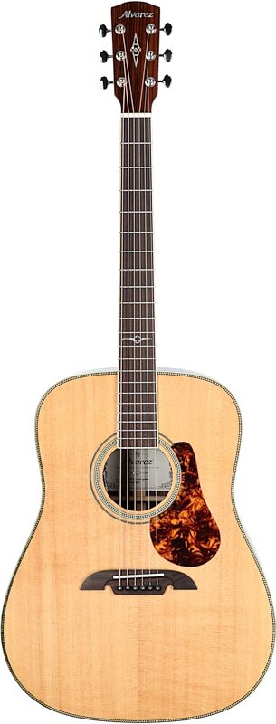 Alvarez MD70EBG Masterworks Bluegrass Dreadnought Acoustic-Electric Guitar, New, Full Straight Front