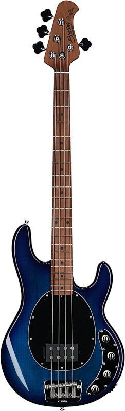 Sterling StingRay Ray34 FM Electric Bass (with Gig Bag), Neptune Blue, Full Straight Front