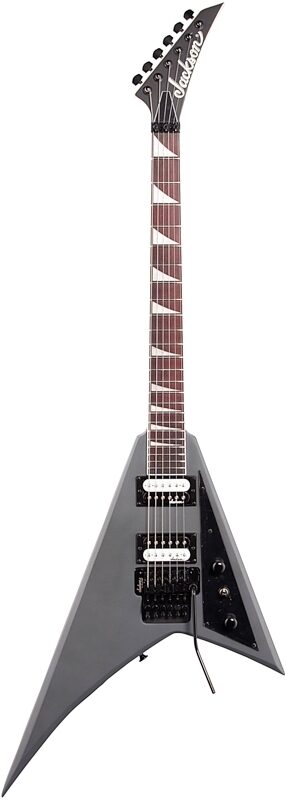 Jackson JS Series Rhoads JS32 Electric Guitar, Amaranth Fingerboard, Satin Gray, USED, Warehouse Resealed, Full Straight Front