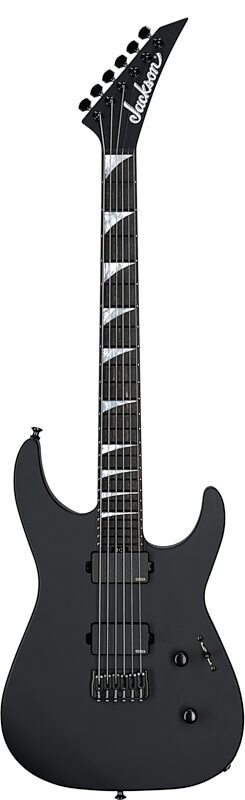 Jackson American Soloist SL2MG HT Electric Guitar (with Case), Satin Black, Full Straight Front