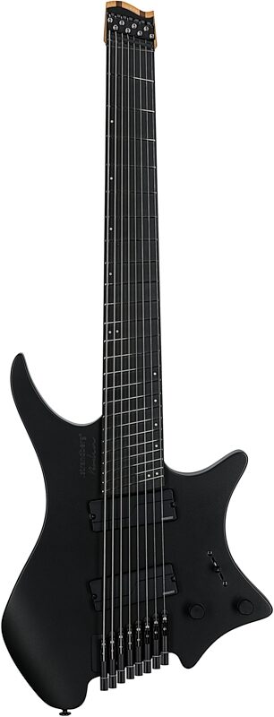 Strandberg Boden Metal NX 8 Electric Guitar (with Gig Bag), Black Granite, Full Straight Front