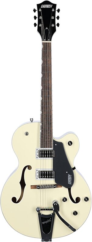 Gretsch G5420T-140 Limited Edition Electromatic 140th Anniversary Hollow Body Single-Cut Electric Guitar, Vintage White, Full Straight Front