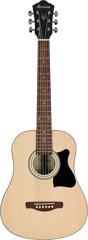 Ibanez IJV30 Jam Pack 3/4-Size Acoustic Guitar Package, Open Pore Natural, Full Straight Front