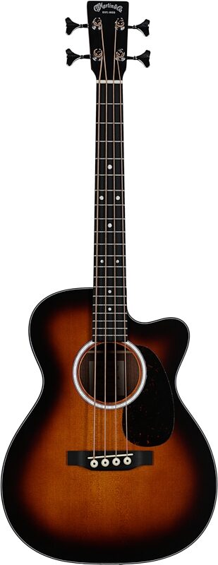 Martin 000CJR-10E Burst Acoustic-Electric Bass (with Gig Bag), New, Full Straight Front