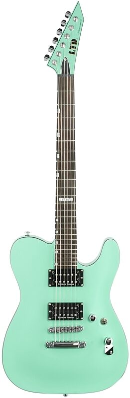 ESP LTD Eclipse 87 NT Electric Guitar, Turquoise, Blemished, Full Straight Front