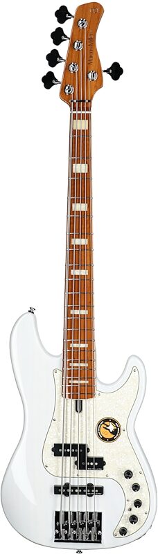 Sire Marcus Miller P8 Bass Guitar, 5-String, White Blonde, Full Straight Front