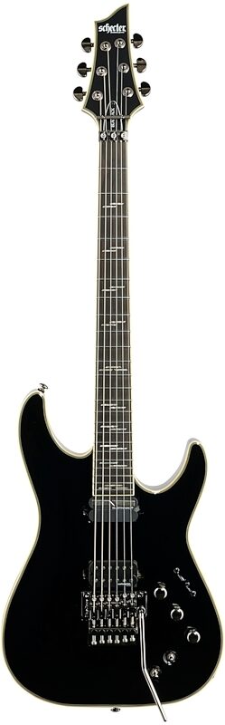 Schecter C-1 FR-S Blackjack Electric Guitar, Gloss Black, Blemished, Full Straight Front
