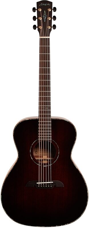 Alvarez MFA66SHB Masterworks Folk Acoustic Guitar (with Gig Bag), Shadowburst, Full Straight Front