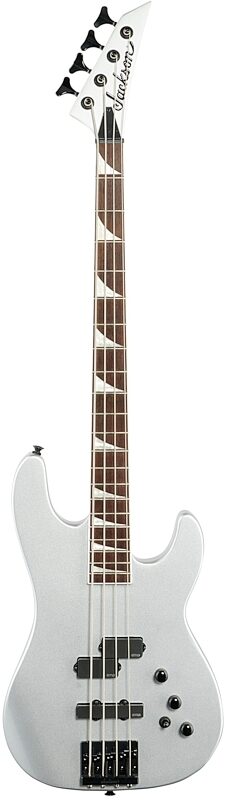 Jackson Ellefson 30th Anniversary CBX IV Electric Bass, Quicksilver, USED, Blemished, Full Straight Front