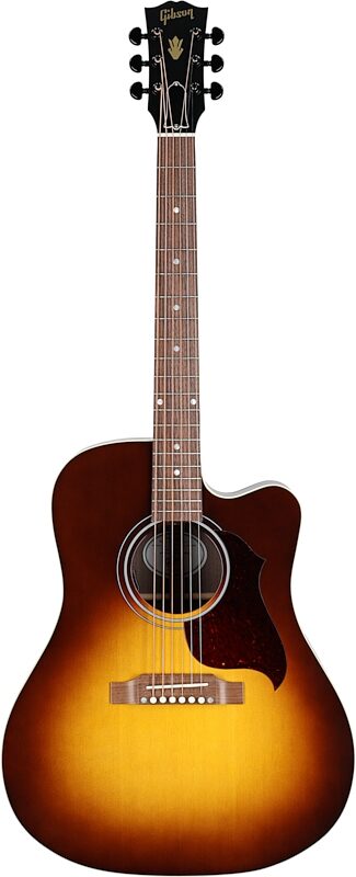 Gibson Limited Edition Exclusive Songwriter Studio EC Acoustic-Electric Guitar (with Soft Case), Vintage Sunburst, Full Straight Front