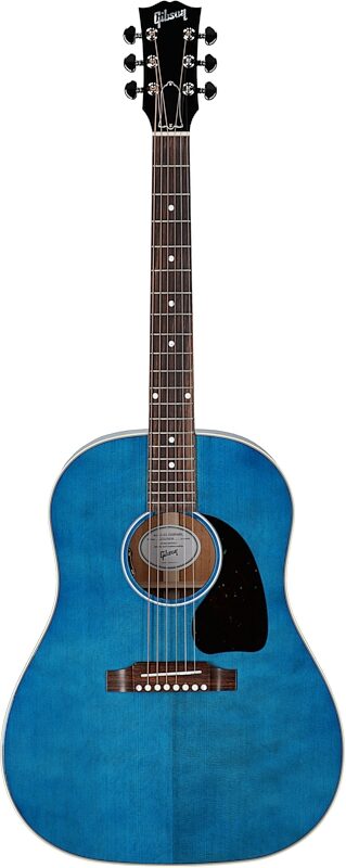 Gibson Limited Edition J-45 Standard Acoustic-Electric Guitar (with Case), Bluebonnet, Open Box (Very Good), Full Straight Front