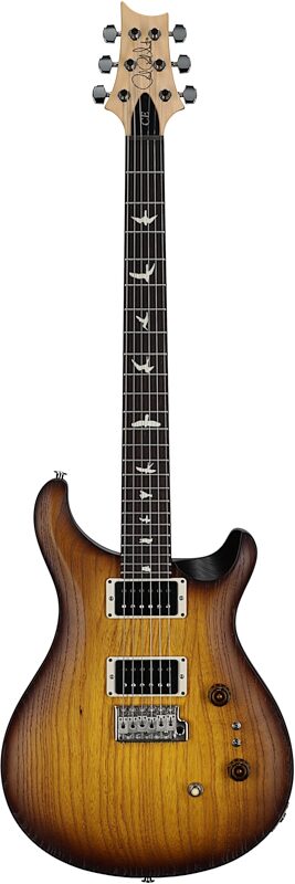 PRS Paul Reed Smith CE 24-08 Swamp Ash Electric Guitar (with Gig Bag), Satin McCarty Tobacco Burst, Full Straight Front