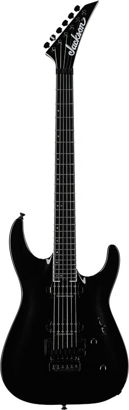 Jackson Pro Plus Series DKA Electric Guitar (with Gig Bag), Metallic Black, Full Straight Front