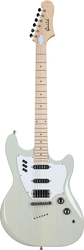 Guild Surfliner Electric Guitar, White Sage, Full Straight Front