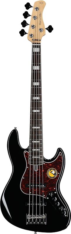 Sire Marcus Miller V7 5-String Electric Bass, 5-String, Black, Full Straight Front