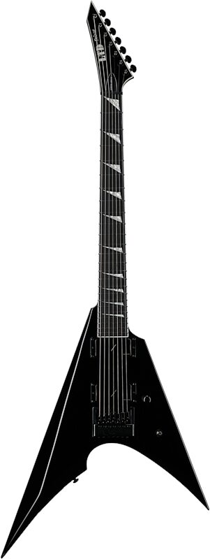 ESP LTD Arrow-1007 Baritone Evertune Electric Guitar, Black, Blemished, Full Straight Front
