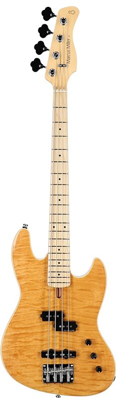 Sire Marcus Miller U5 Electric Bass Guitar, 4-String, Natural, Full Straight Front