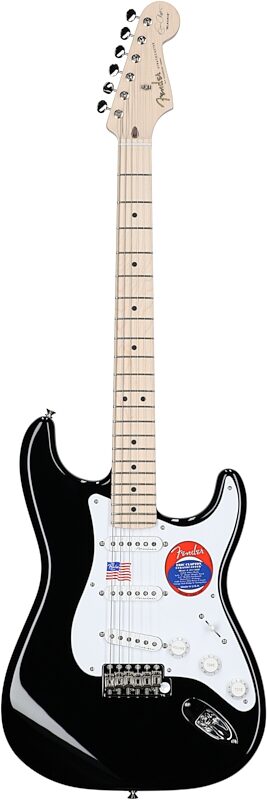 Fender Eric Clapton Artist Series Stratocaster (Maple with Case), Black, Full Straight Front