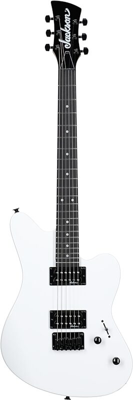 Jackson JS Series JS22 Surfcaster Electric Guitar, Snow White, Full Straight Front