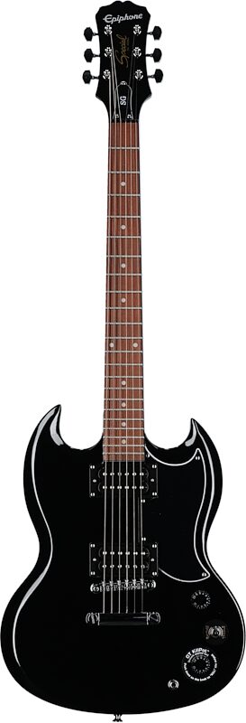 Epiphone SG Special Electric Guitar, Black, Full Straight Front